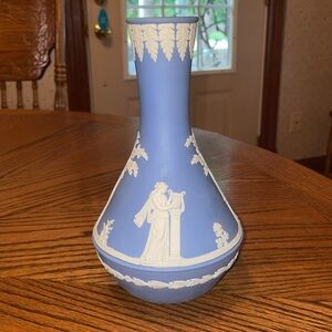 Wedgwood Blue Jasperware 7.5 " Vase